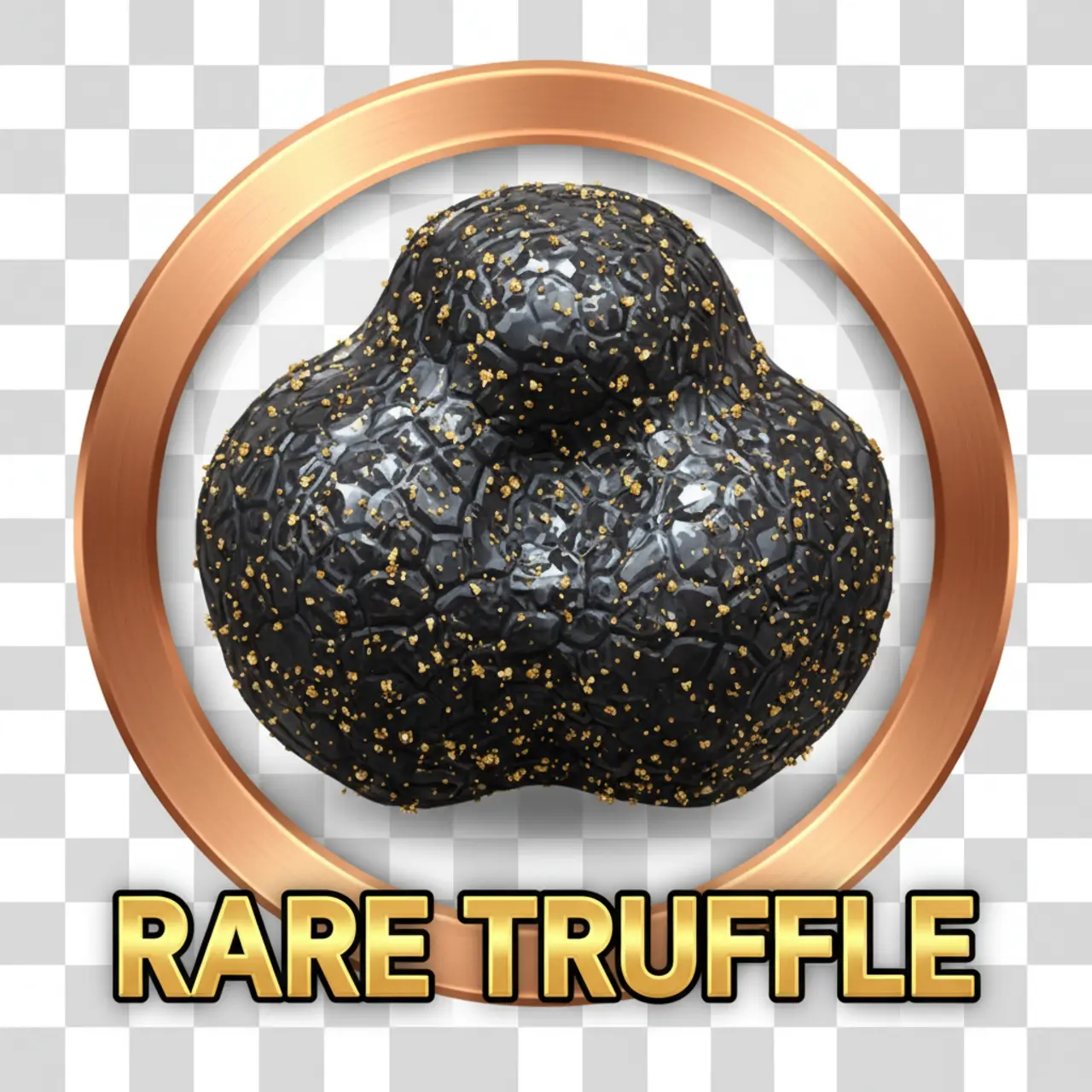 Schwarzer Trüffel Symbol